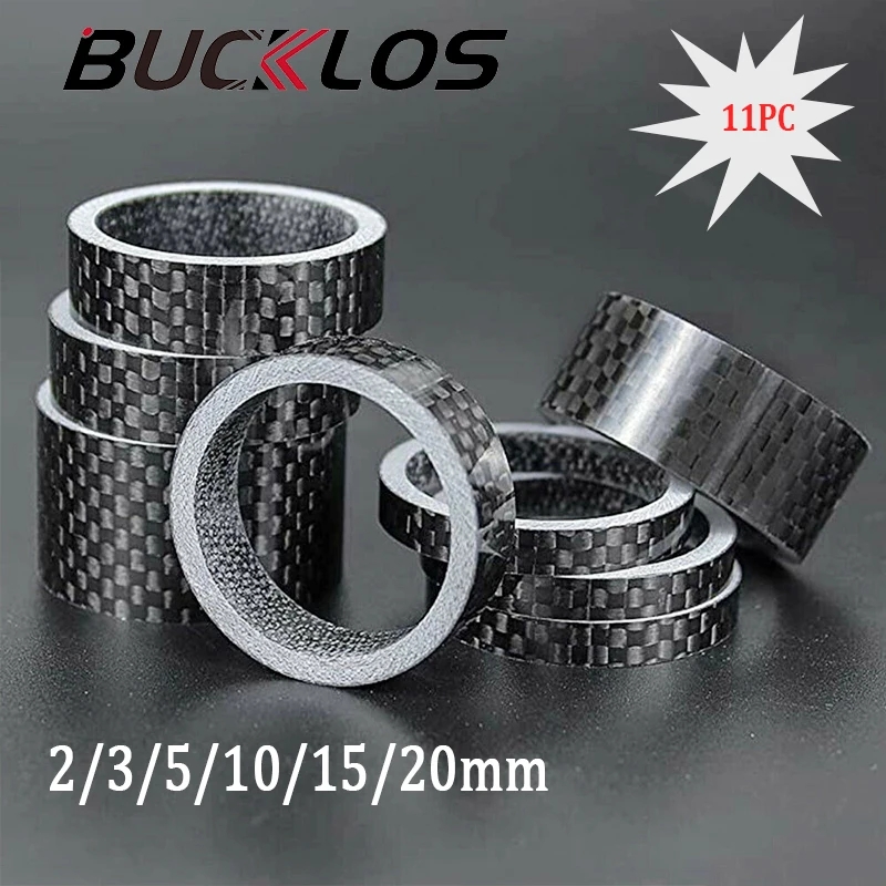 Edelweiss Stem Cell - BUCKLOS Bike Headset Washer 11PC Carbon