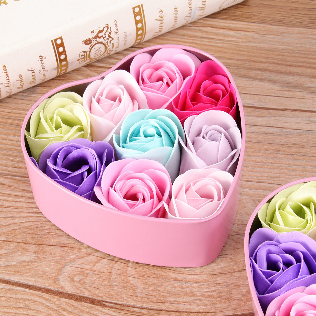 Rose Soap Flower Soap Set in E - đánh giá và giá Luxury Natural Skincare