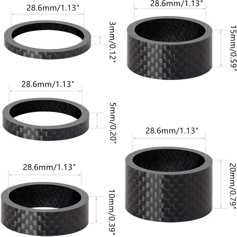 5 Pcs Bicycle Headset Spacer,  - đánh giá và giá Edelweiss Stem Cell