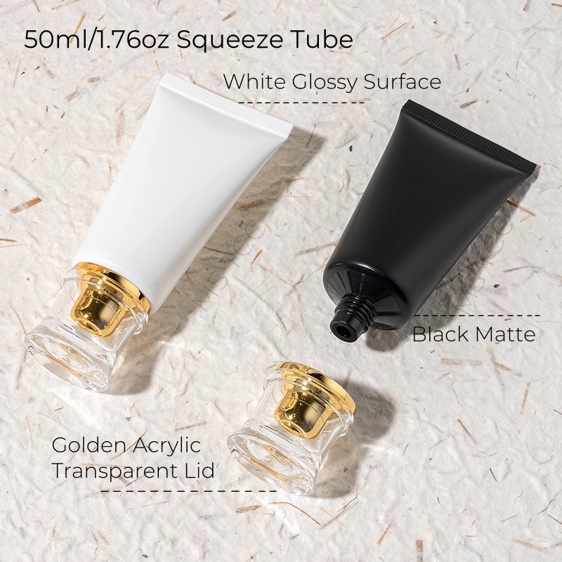 10Pcs 50ml Plastic Squeeze Tub - đánh giá và giá Luxury Skincare Wholesale