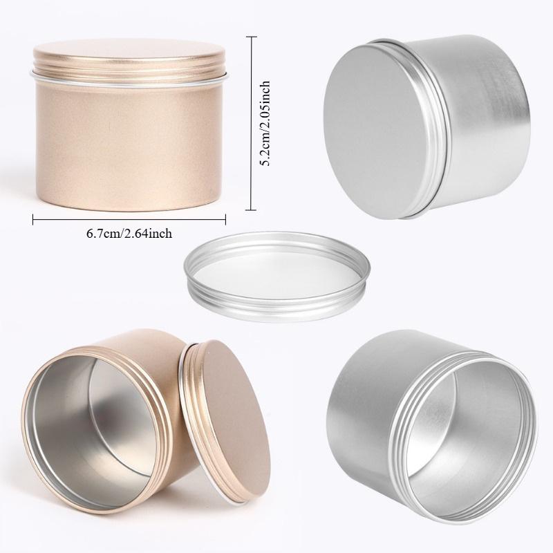 5Pcs Luxury Candle Jars with L - đánh giá và giá Luxury Skincare Jars