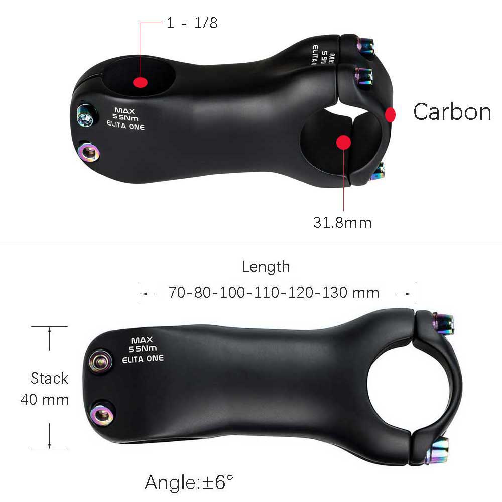 Elitaone Carbon Bicycle Stem 6 - đánh giá và giá Edelweiss Stem Cell