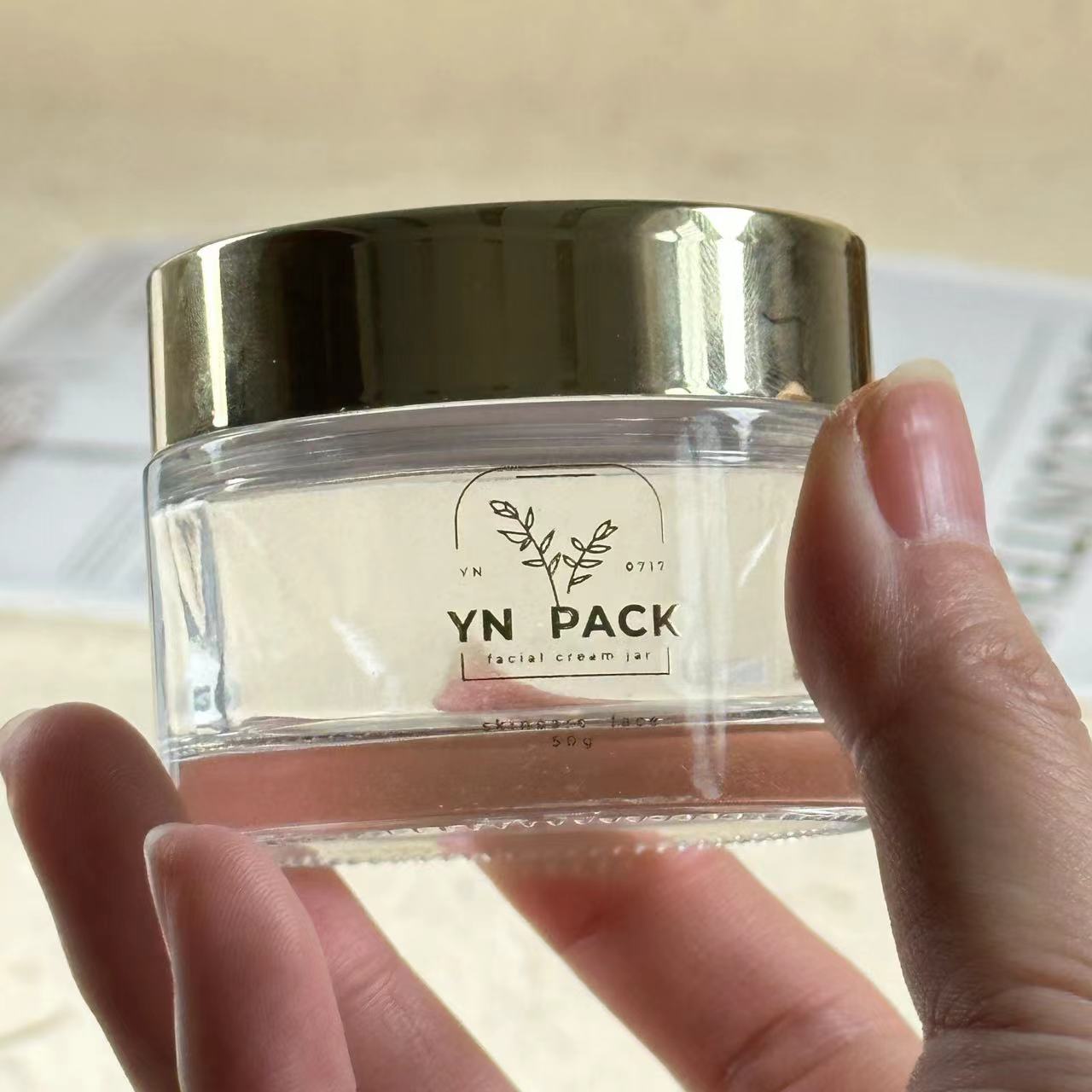 luxury glass jar Wholesa frost - đánh giá và giá Luxury Skincare Jars