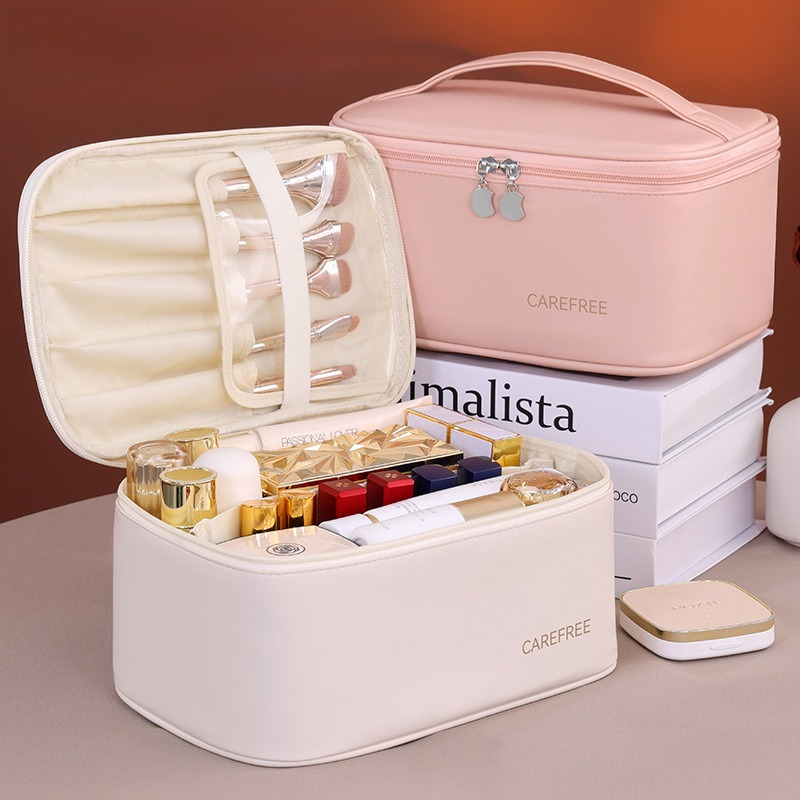Luxury PU Makeup Bag for Women - đánh giá và giá Luxury Skincare Organizer