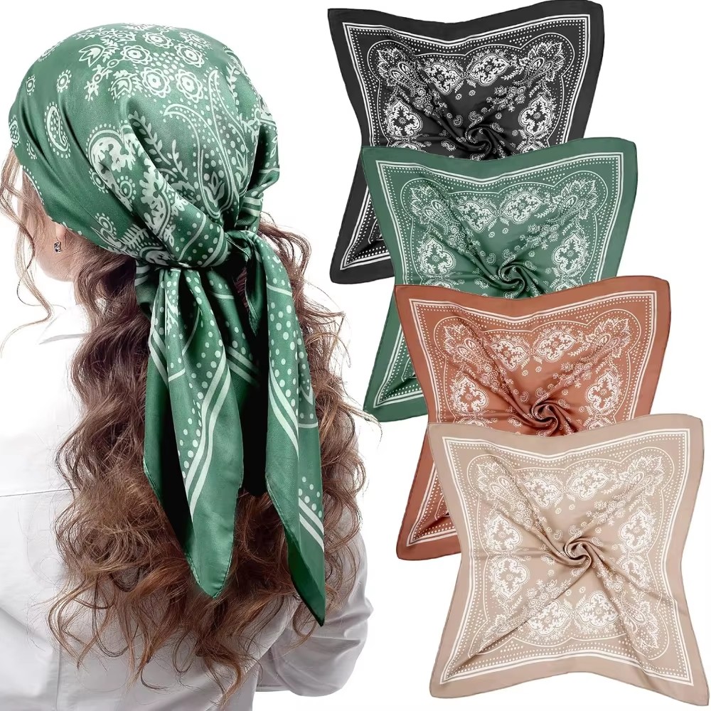Luxury Brand Silk Square Paisl - đánh giá và giá Luxury Skincare Headband
