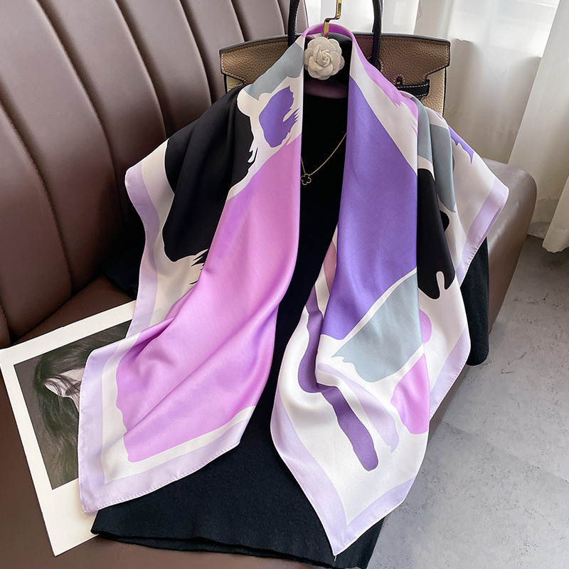 90*90cm Luxury Brand Silk Squa - đánh giá và giá Luxury Skincare Headband