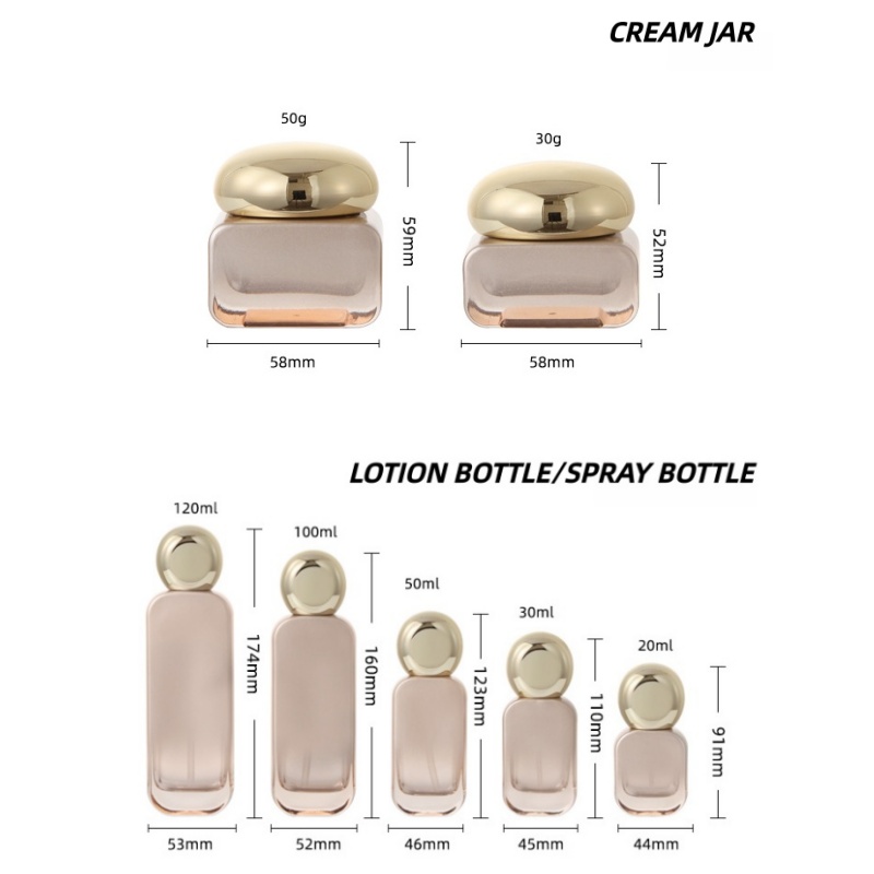 【Logo Custom】1Pcs Gradient Ora - đánh giá và giá Luxury Skincare Jars